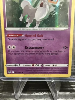 Pokemon TCG Astral Radiance: Wyrdeer HOLO 069/189 - Pack Fresh New Foil - Image 3