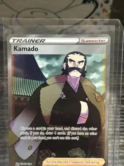 2022 Pokemon Astral Radiance Kamado Full Art Ultra Rare #187/189 - Pack Fresh - Image 2