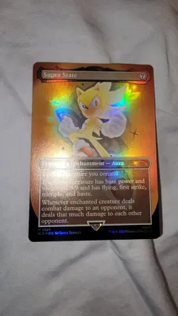 Secret Lair x Sonic - MTG - Super State #2081 (NM, FOIL 🌈) - SHIPS NOW - Image 5