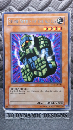 | Yugioh Stone Statue of the Aztecs DR2-EN126 RARE Dark Revelation 2 HP 🔥 | - Image 1