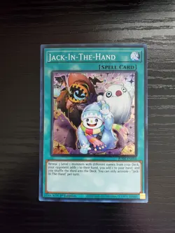 Yugioh Justice Hunters - Jack-In-The-Hand - Super Rare - JUSH-EN054 - Image 1