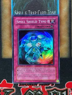 Yugioh Spell Shield Type-8 MFC-043 Super Rare 1st Ed LP - Image 1