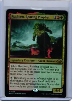 MTG Rosheen, Roaring Prophet (202/703) Modern Horizons 3 FOIL - Image 1
