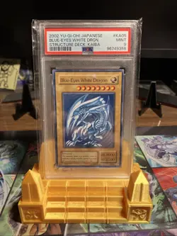 2002 YU-GI-Oh Japan Structure Deck:Kaiba KA-04 Blue-Eyes White Dragon-PSA 9 MINT - Image 1