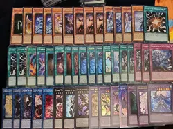 Yugioh 47 Card Tearlament Fiendsmith Deck Core Rulkallos Reinoheart - Image 1