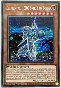 MP23-EN117 Elemental HERO Spirit of Neos - Secret Rare 1st Ed Near Mint YuGiOh - Image 1