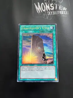 YUGIOH GRAVEKEEPERS STELE ULTRA RARE LCJW-EN261 1ST EDITION - Image 1