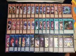 Yugioh 45 Card Live Twin Spright Deck Core Ki-Sikil Gigantic Blue Evil Twin - Image 1