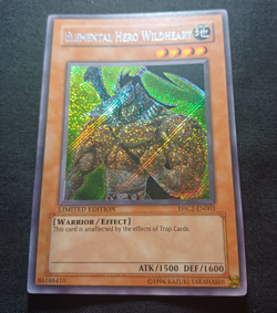 Yu-Gi-Oh Elemental Hero Wildheart EHC2-EN003 Secret Rare Limited Edition - Image 1