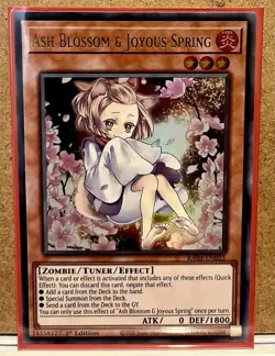 Ash Blossom & Joyous Spring [RA04-EN025] Ultra Rare Alt Art Mint YuGiOh! Card - Image 1