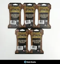 YU-GI-OH TCG QUARTER CENTURY STAMPEDE 1ST EDITION SEALED BLISTER PACKS LOT OF 5 - Image 2