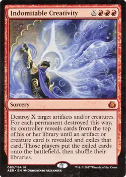Indomitable Creativity - Aether Revolt: #85, Magic: The Gathering Nm R141 Card - Image 1