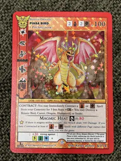 MetaZoo 2023 Native PIASA BIRD 1st Edition FULL HOLO Foil Card NM/MINT! - Image 1