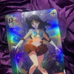 Sailor Mars SAILOR MOON DIAMOND Goddess Waifu Anime ACG Girl Foil Card - Image 5