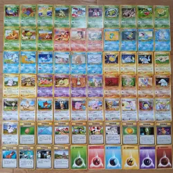 Pokemon Card Game Neo Expansion Pack Complete Set Gold Silver Rare Cards - Image 1