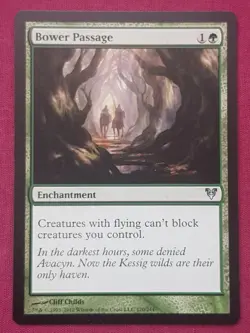 Magic The Gathering AVACYN RESTORED BOWER PASSAGE green card MTG - Image 1