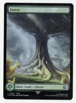 BASIC LAND FOREST FOIL - MTG FINAL FANTASY #0307 - Image 1