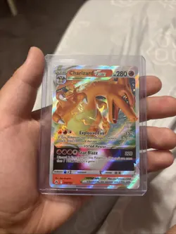 Pokemon TCG Charizard VSTAR Crown Zenith Holo Ultra Rare Card 019/159 - Image 1