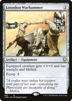 Loxodon Warhammer - Light Play MTG Commander Legends - Image 1