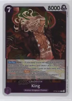 2024 One Piece Card Game: Two Legends OP08 R Queen #OP08-080 ic3 - Image 1