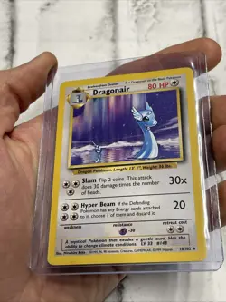 Dragonair 018/102 Base Set Regular LP Rare Lightly Played Pokemon Vintage Card - Image 2