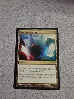 Mana Confluence Magic the Gathering Rare Land Journey Into NYX Regular Card NM - Image 1