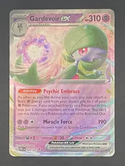 Pokemon Card Gardevoir EX 029/091 Paldean Fates - Near Mint - Image 1