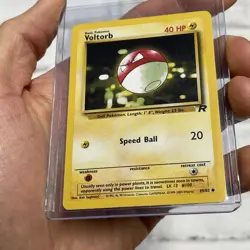 Pokemon TCG WOTC Team Rocket Voltorb NON- Holo Common Card 69/82 NM Vintage Vtg - Image 2