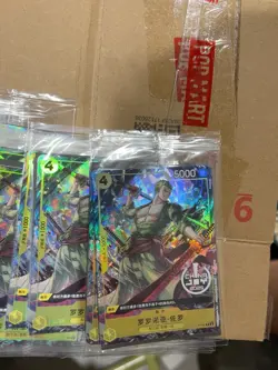 40Pcs Chinese TCG One Piece Card Game Roronoa Zoro Chinajoy Chinese Exclusive - Image 5