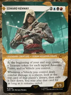 MTG TCG Assassins Creed Edward Kenway Showcase 0143 Regular Mythic - Image 1