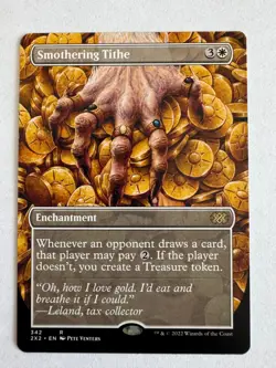 1x Smothering Tithe (Borderless) - Double Masters 2022 - MTG - Image 1