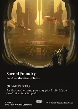 Sacred Foundry x1 1x Borderless Edge of Eternities NM MTG - Image 1