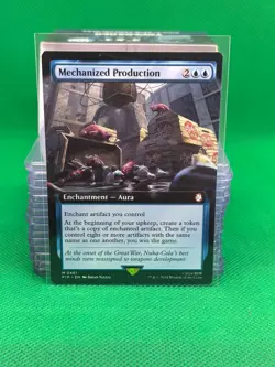 MTG - Mechanized Production - EXTENDED ART - Fallout (M) - Image 1