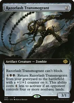 Razorlash Transmogrant (Extended Art) The Brothers' War MTG Magic The Gathering - Image 1