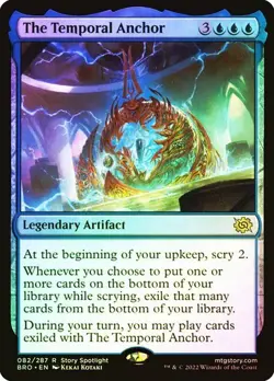 The Temporal Anchor The Brothers' War Foil MTG Magic The Gathering - Image 1