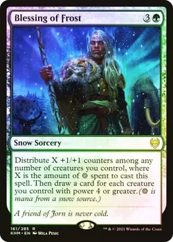 Blessing of Frost Kaldheim Foil MTG Magic The Gathering - Image 1