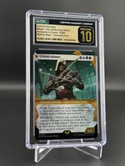 Edward Kenway Showcase Textured Foil Magic MTG Assassin's Creed Pristine CGC 10 - Image 1
