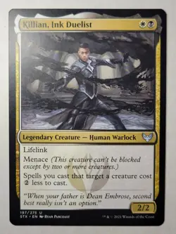 Killian, Ink Duelist STRIXHAVEN Regular School Mages Uncommon STX 197 mtg NM/M - Image 1