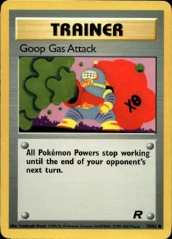 Nintendo Pokemon Team Rocket Goop Gas Attack #78/82 Common - Image 1