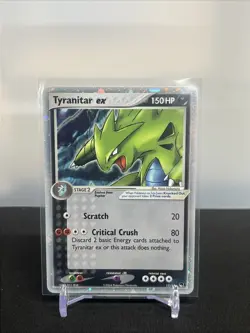 MP Tyranitar EX 17/17 Holo Ultra Rare Promo Pokemon Card TCG Nintendo 2004 - Image 1