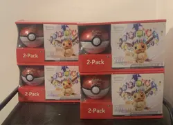 Pokemon TCG Prismatic ETB & Pokeball Sam’s Club Bundle Lot of 4 - Image 1
