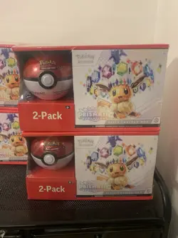 Pokemon TCG Prismatic ETB & Pokeball Sam’s Club Bundle Lot of 4 - Image 2