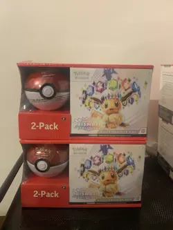 Pokemon TCG Prismatic ETB & Pokeball Sam’s Club Bundle Lot of 4 - Image 3