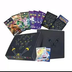 [US Stock] Pokemon TCG S-Chinese Eevee GX Gift Box - Umbreon - Image 5