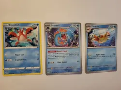 Pokemon All 3 Water Cards Corphish 033/159 Huntail 055/182 & Floatzel 047/198 - Image 1