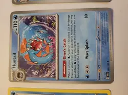 Pokemon All 3 Water Cards Corphish 033/159 Huntail 055/182 & Floatzel 047/198 - Image 3