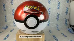 Pokemon TCG PokeBall Tin - Poke Ball H24 - Sealed New 3 Booster Packs & 1 Coin - Image 1