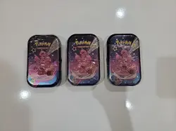 Pokemon TCG Paldean Fates Mini Tin Tinkatink 2 Booster Packs NEW Factory Sealed - Image 1
