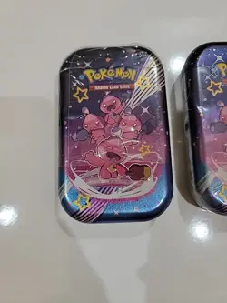 Pokemon TCG Paldean Fates Mini Tin Tinkatink 2 Booster Packs NEW Factory Sealed - Image 2