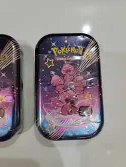 Pokemon TCG Paldean Fates Mini Tin Tinkatink 2 Booster Packs NEW Factory Sealed - Image 4